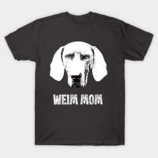 Weim Mom Weimaraner Design T-Shirt